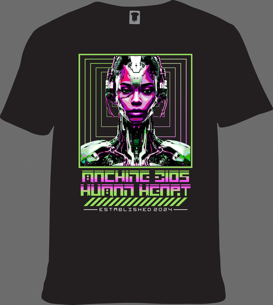 Camiseta Cyberpunk - Cyber Lady